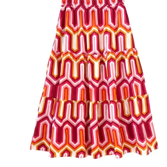 Lesley Evers CLAUDIA maxi skirt Corinth Pink, Sz S - Picture 2 of 5